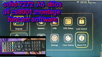 solid 7272  A6  dilosall cs8001 montage funcam software