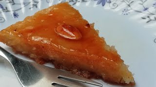 Basbousa /Basbusa Recipe | Caramelized Basbousa |How to make Revani|Turkish Sambali| by Food Blend.