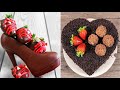 Sweet Chocolate Cake Decorating Ideas | Quick &amp; Easy Fancy Cake | So Yummy Heart Cake