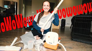 DIY Cleaning: Mami Tackles Dog Hair and Dirt with Vevor Steamer | Las 2 Munecas by Nellita y Mami 7,753 views 8 months ago 5 minutes, 50 seconds