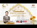 Program bicara ilmu  ramadan perbaiki diri cerminan integriti