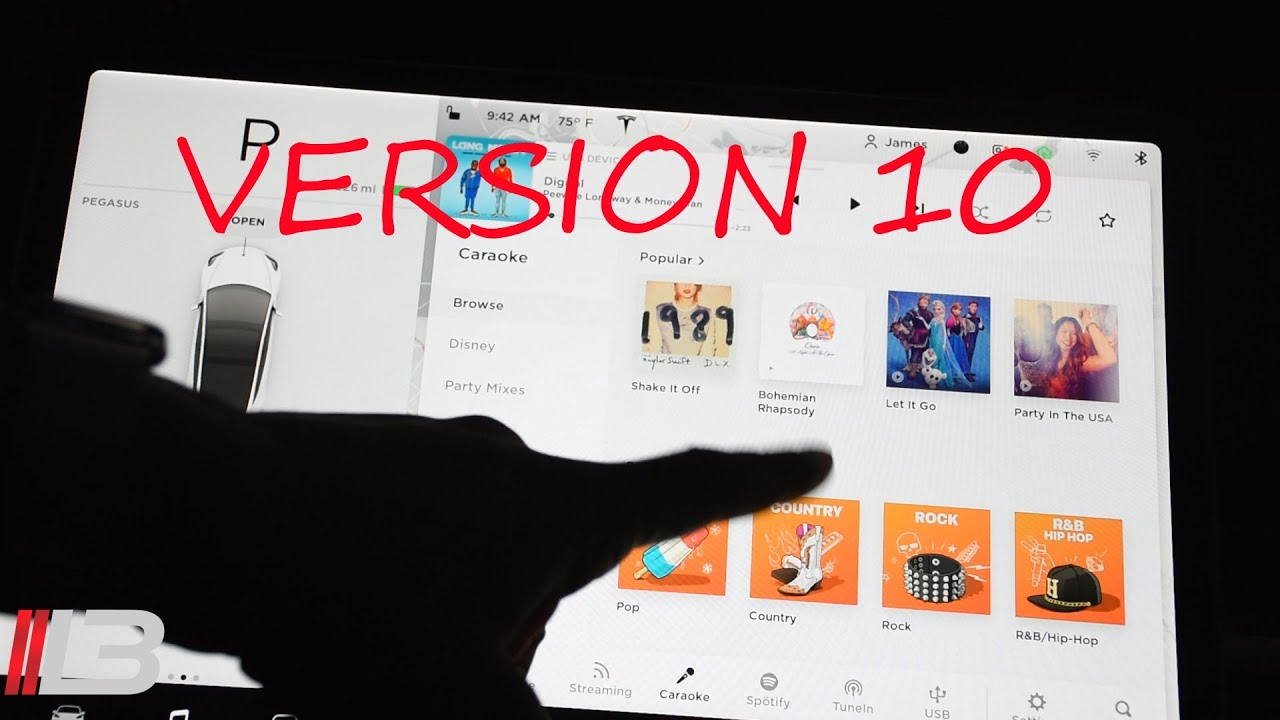 Tesla Software Version 10 Major Update In Depth Look At Netflix karaoke Youtube In Car Smart Summon