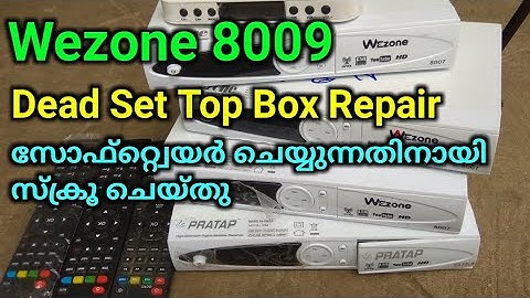 Wezone 8009 Dead Set Top Box Repair