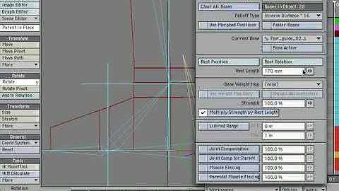 LIGHTWAVE RIGGING TUTORIAL - ZIG RIG 02.06 LEGS - GUIDE BONES