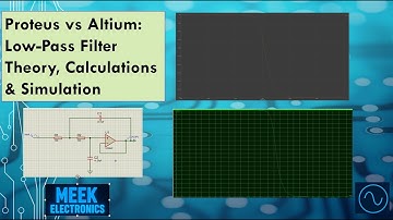 Proteus vs Altium: Low‑Pass Filter – Theory, Calculations & Simulation
