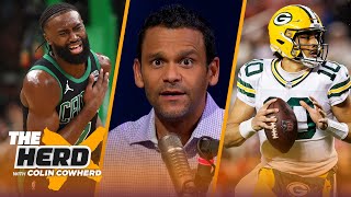 Celtics have ‘No excuse' to not make the finals, Should the Packers extend Jordan Love? | THE HERD