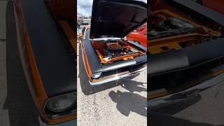 Plymouth ‘cuda #cars #automobile #carshow #cartok #oldschool #plymouth #v8