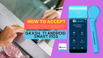 How to accept Card Payment using Gkash Android Smart Pos - T1