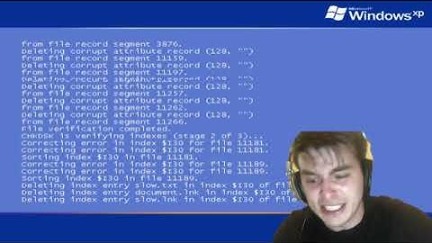 Windows Corruption, Corrupted Document, while school project, Part 1.