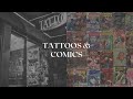 I got tattoos and comics  come with me vlog