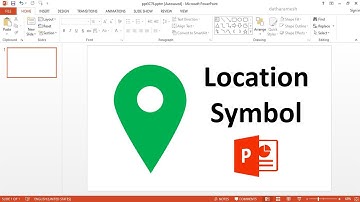 How to Make Location Symbol In PowerPoint