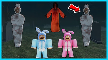MIPAN & ZUZUZU Di Kejar Hantu Pocong Dan Kuntilanak Di Kuburan! Terjebak Di Kuburan Horror Roblox