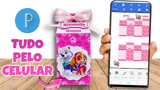 COMO FAZER PERSONALIZADOS PELO CELULAR - MINI CAIXA MILK - APP GRATUITO