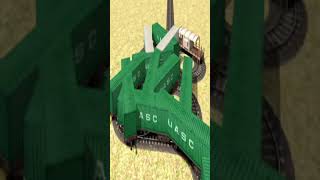 Crazy Massive Train Passing Through Unique Curved Railroad 😱🚆💥 Funny BeamNG Simulator 3D #shorts