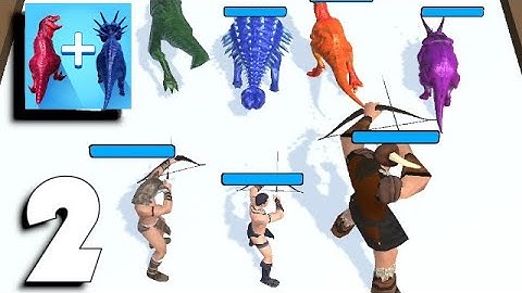 Merge Master - Dinosaur Fusion - Gameplay Part 2 Levels 15-27 (Android, iOS) - All Levels