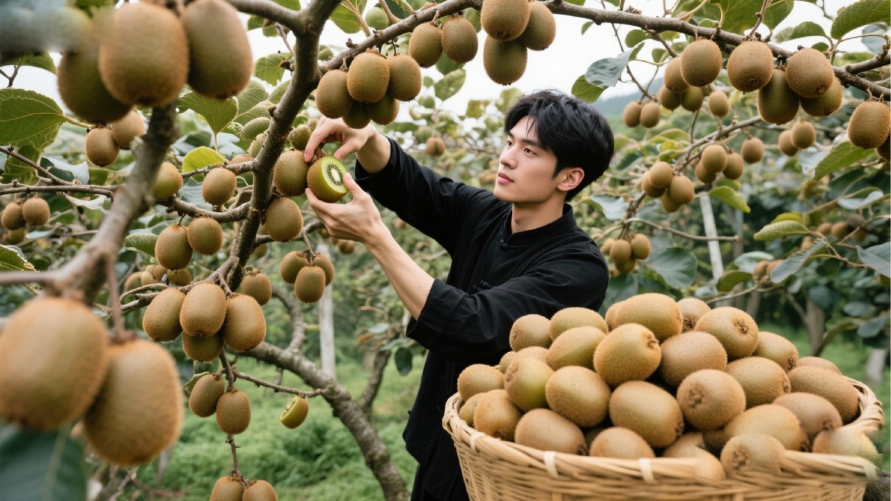 把山野滋味带回家！新鲜猕猴桃变身果干与罐头，一种鲜果两种甜蜜享受。