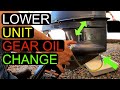 How to Change Lower Unit Gear Oil On Yamaha 115 Outboard