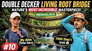 7000 Steps to India’s Most Incredible Natural Bridge 😱 | Meghalaya