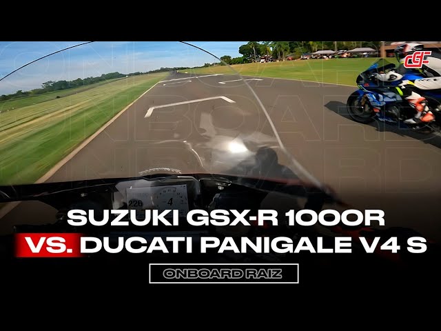 SUZUKI GSX-R 1000R VS DUCATI PANIGALE V4 S | ONBOARD AUTÓDROMO CAPUAVA | FAST LAPS