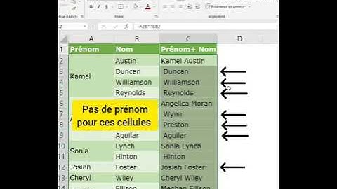 Ne plus fusionner des cellules sur Excel