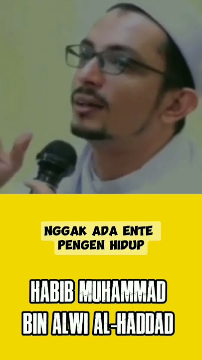 Biarin orang musuhin kita | Habib Muhammad bin Alwi Al-Haddad#shorts
