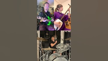 Thumbnail of #gunsnroses #welcometothejungle @TheBretCrowShow@sayo.komada #rocknroll #shamisen #bass #drums