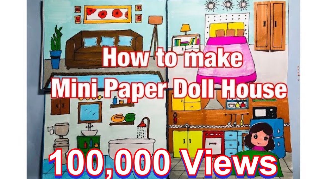 paper doll house making