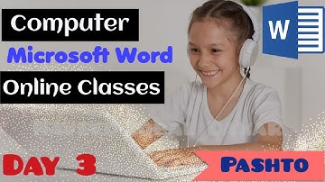 Microsoft Word Full Course in Pashto | Complete Beginner to Advanced Tutorial || Part 03