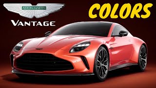 NEW Aston Martin Vantage 2025 Colors Revealed