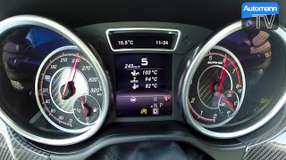 2016 Mercedes-AMG GLE 63 S - 0-253 km/h acceleration (60 fps)