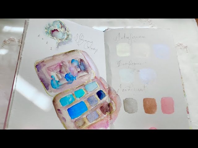 TUTORIAL: How To Paint With QoR Iridescent Watercolors - Doodlewash®