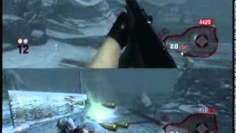 call of duty black ops zombies call of the dead splitscreen gameplay part 3