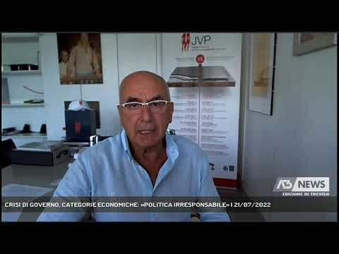 CRISI DI GOVERNO, CATEGORIE ECONOMICHE: «POLITICA IRRESPONSABILE» | 21/07/2022