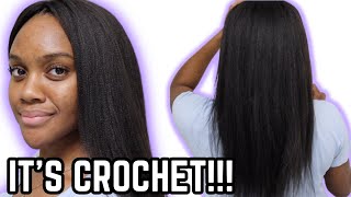 CROCHET BRAIDS w/ KANEKALON  BRAIDING HAIR | NO LEAVE OUT!!