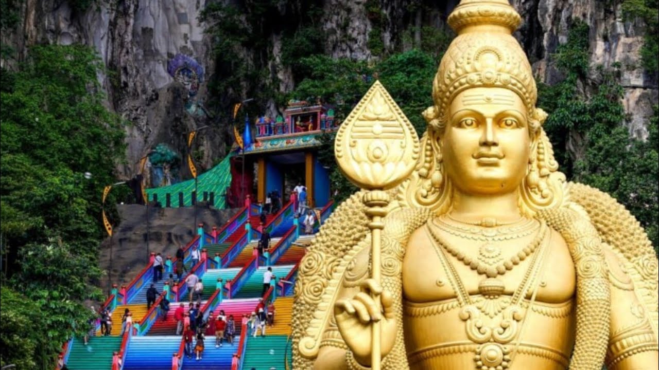 Batu caves in Malaysia Subramanya Swamy temple is a very nice place