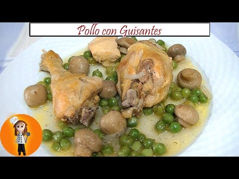 Video: Muslos De Pollo Con Guisantes