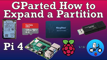 Resizing expanding a Partition with Gparted. Raspberry Pi 4. Custom builds Retropie & more