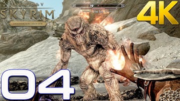 Skyrim Anniversary Edition Gameplay Walkthrough part 4 [4K 60FPS PC] No Commentary