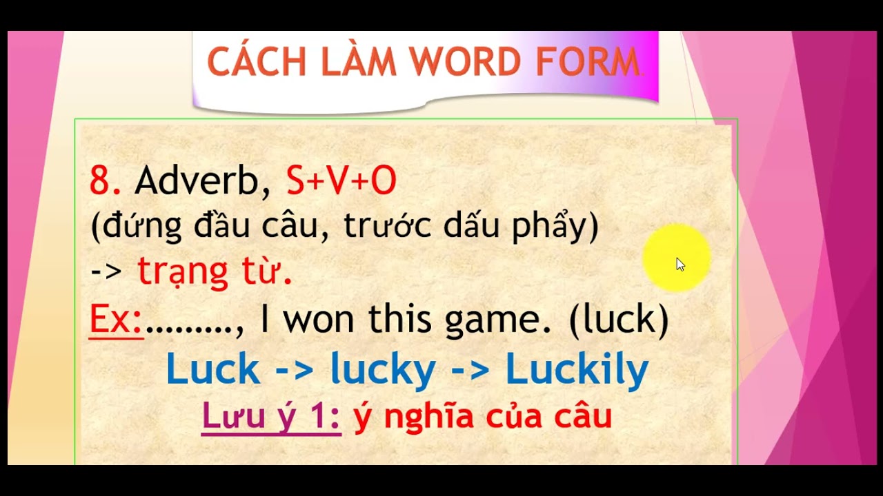 C CH L M WORD FORM YouTube C ch l m word form youtube