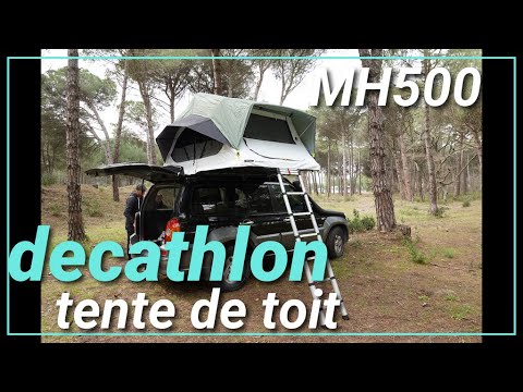 décathlon tente de toit , débrief complet ,et test