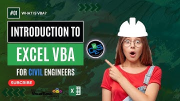 👷‍♂️ What is VBA? | Introduction to Excel VBA for Civil Engineers