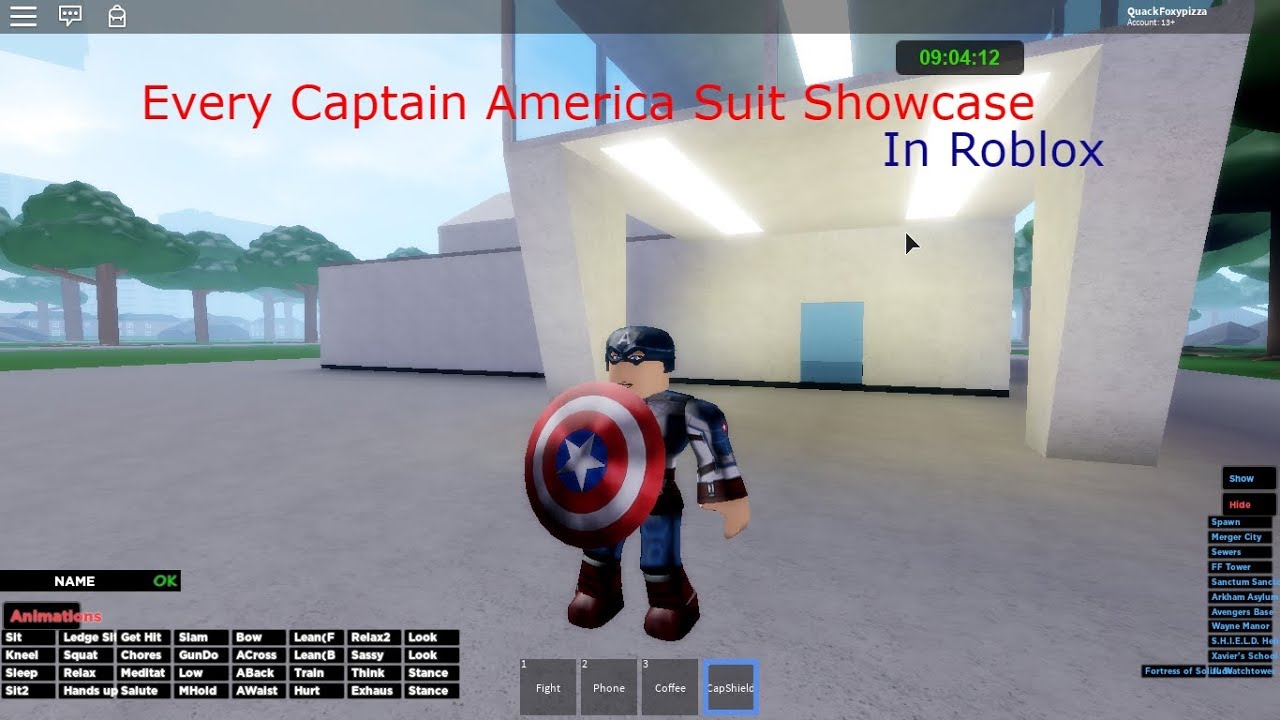 Every Captain America Suit I Have In Roblox Youtube - captain america suit roblox