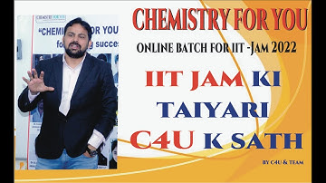 New Batch Announcement | IIT JAM 2022 | Online Batch | C4U