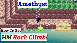 How To Get HM Rock Climb In Pokemon Amethyst GBA Rom Hack