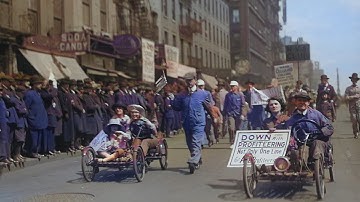 New York 1920s in color, Street Life | FM Documentary