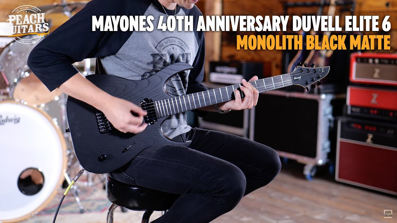 No Talking...Just Tones | Mayones 40th Anniversary Duvell Elite 6 Monolith Black Matte
