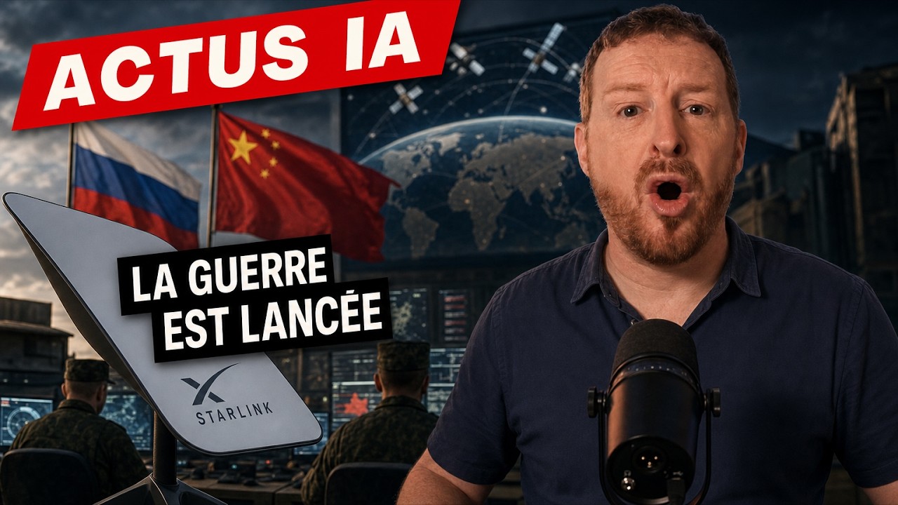 La Russie et la Chine veulent détruire Starlink, c'est la guerre partout