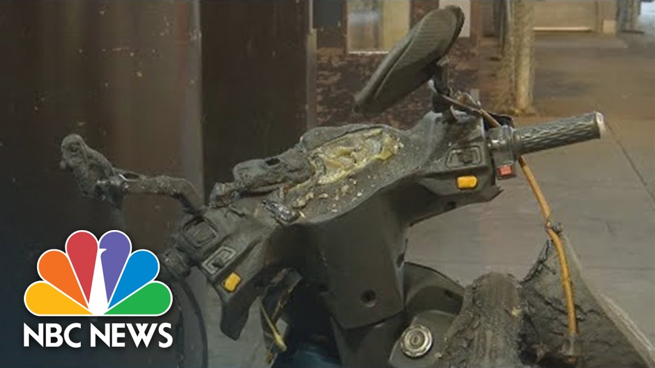 EScooter Batteries Blamed In Deadly New York Apartment Fire YouTube