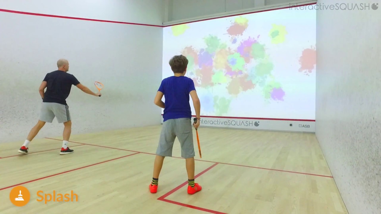 gaming logo SPLASH - interactiveSQUASH