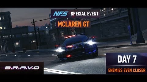 NFS No Limits B.R.A.V.O McLaren GT - Day 7 (Enemies Even Closer)